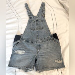 Maternity Overalls Shorts Size M